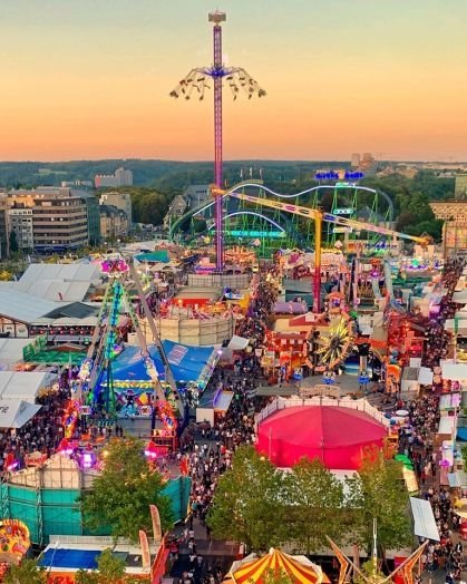 В 679-й раз традиционная летняя ярмарка Schueberfouer стартовала в Люксембурге